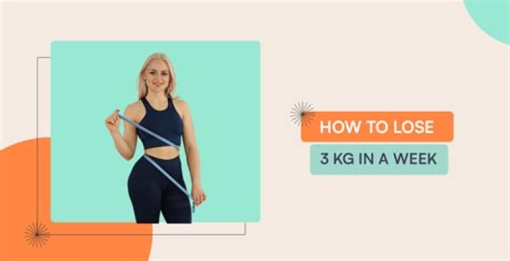 Is it possible to lose 3 kgs in a week?