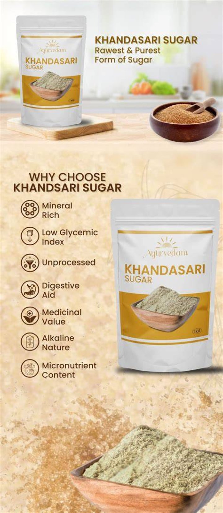 Is Khandsari sugar healthy?