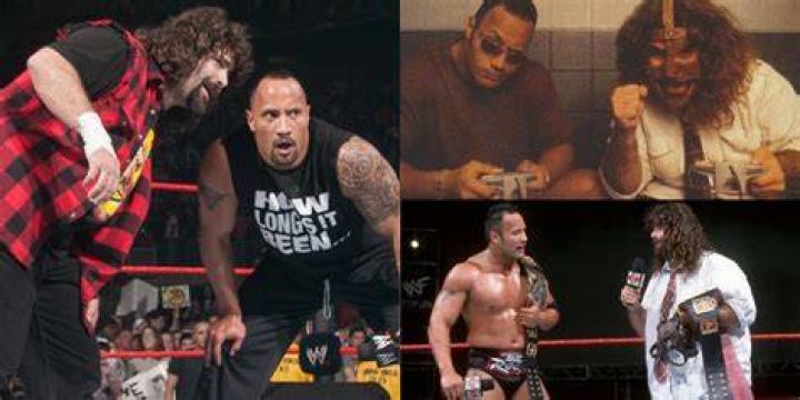 Is The Rock friends with Mick Foley?