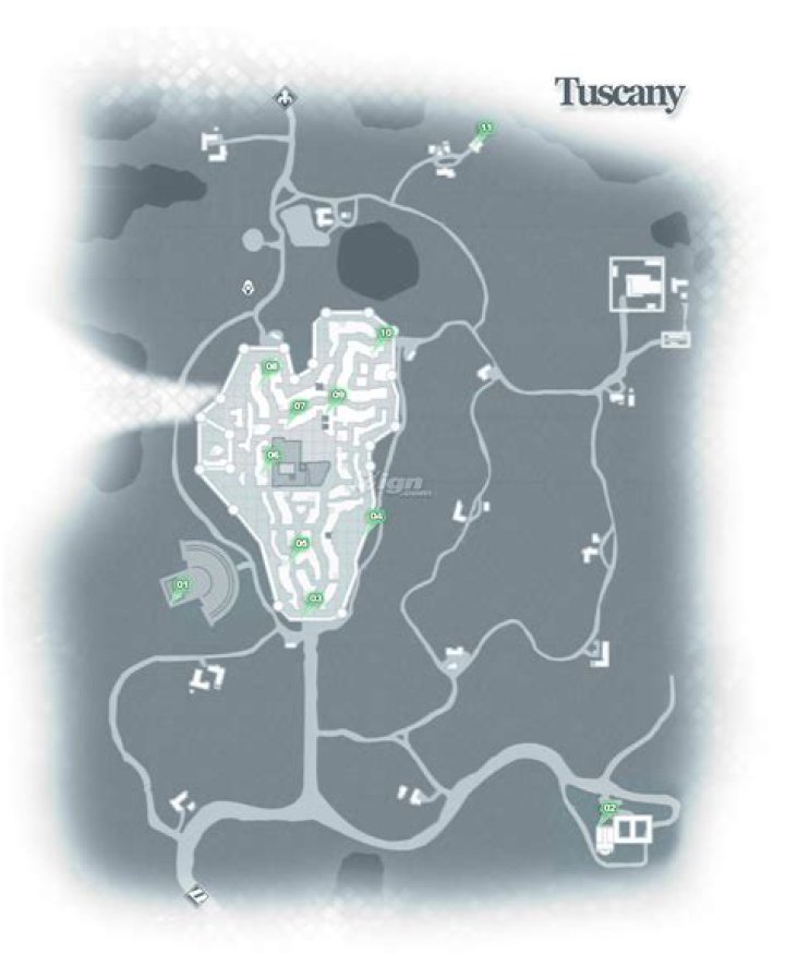 Is there a feathers map in AC2?