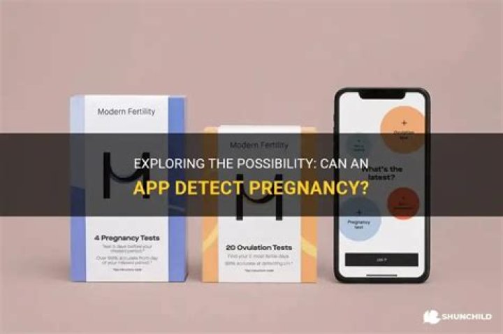 Is there an app that can detect pregnancy?