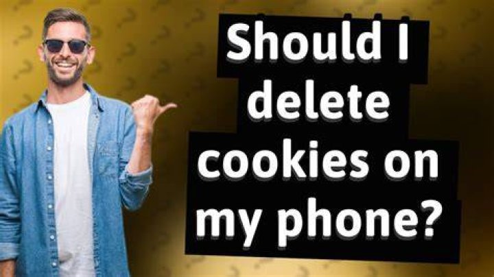 Should I delete cookies?