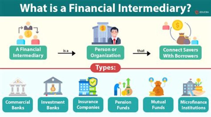 What are financial intermediaries and what do they do?