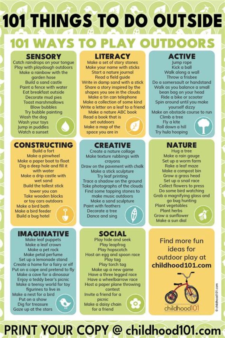 What are fun things to do outside?
