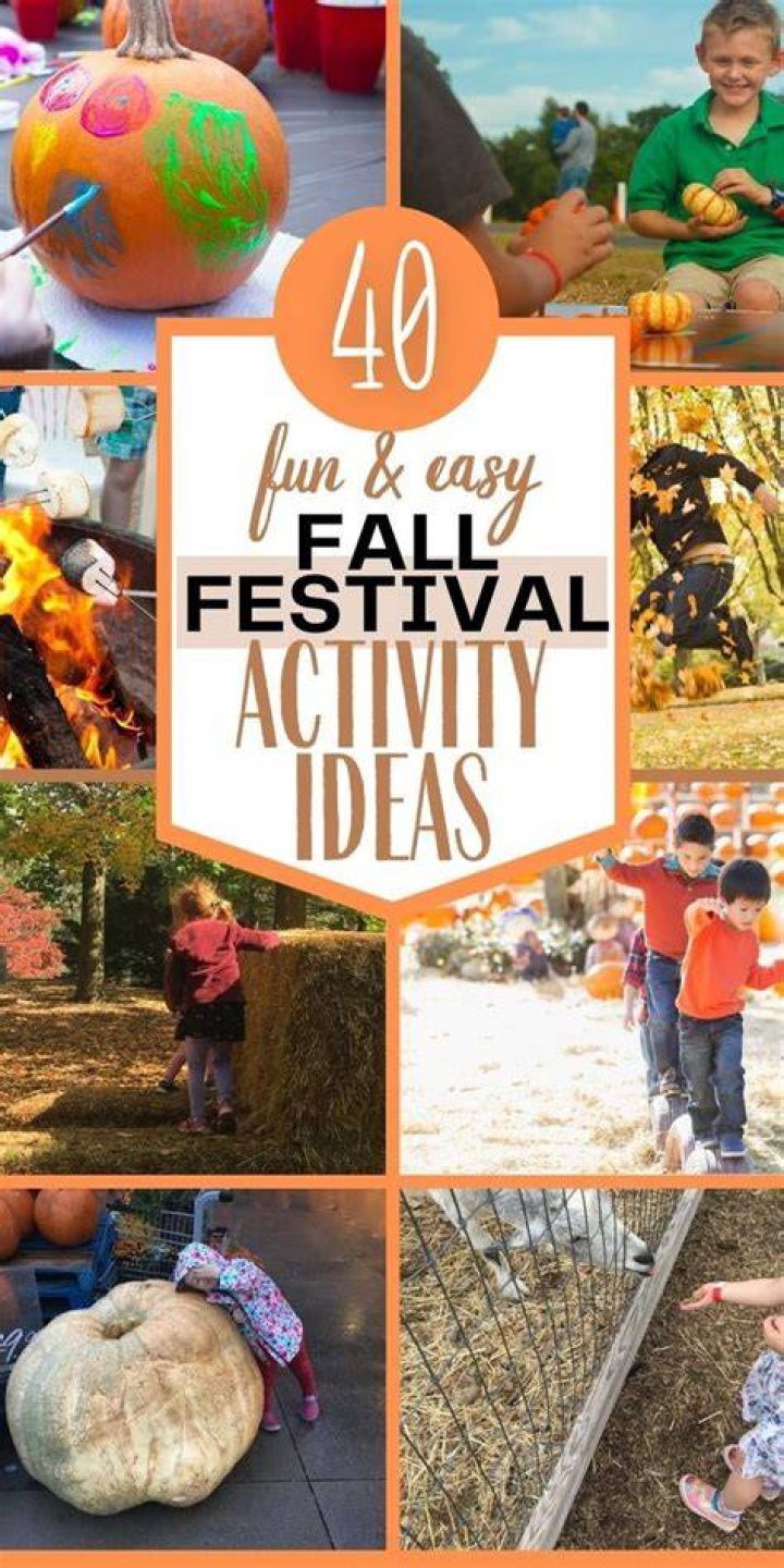 What are some activities for a fall festival?