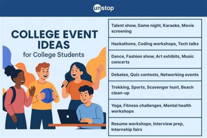 What are some event ideas for a college fest?