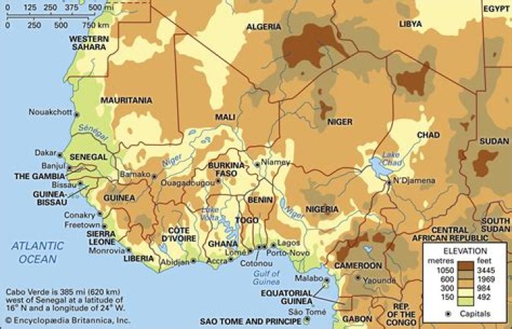 What are some major rivers in West Africa?