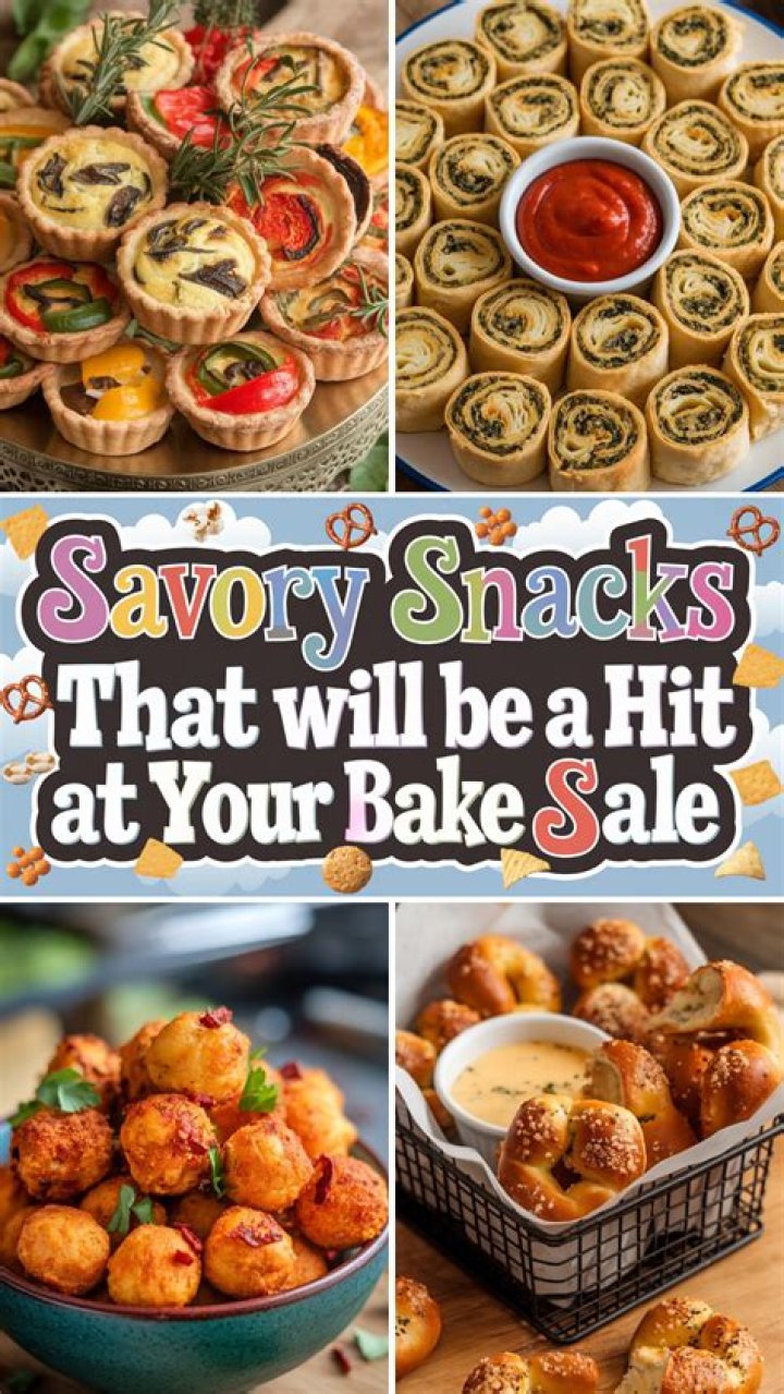 What are some savory snacks?