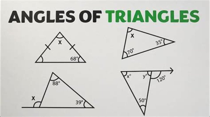 What are the 3 interior angles of a triangle?