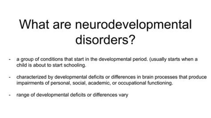 What are the DSM 5 neurodevelopmental disorders?
