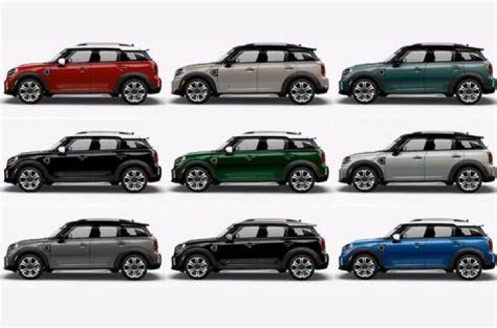 What are the Mini Cooper colors?