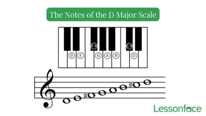 What are the notes in the D major scale?