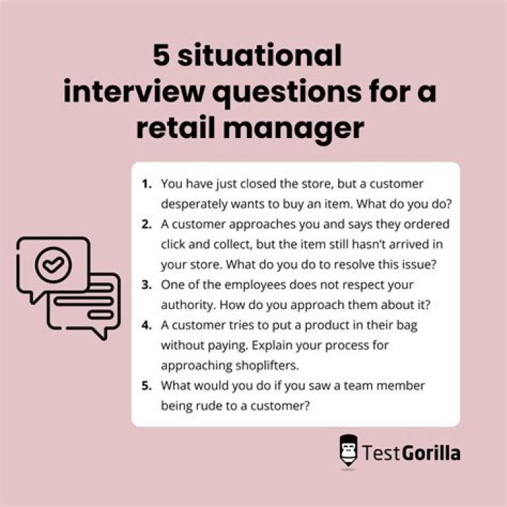 What are the questions asked for store manager interview?