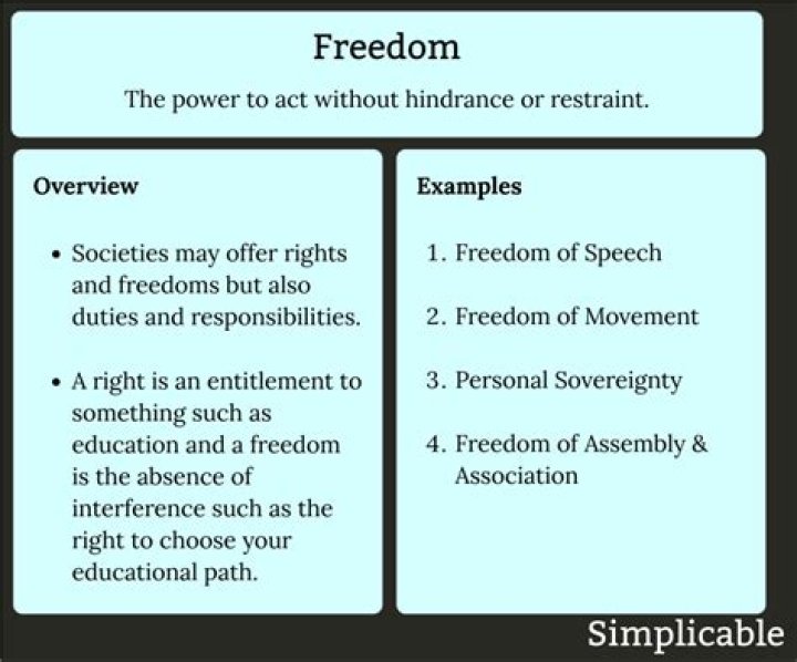 What are the three views on freedom?