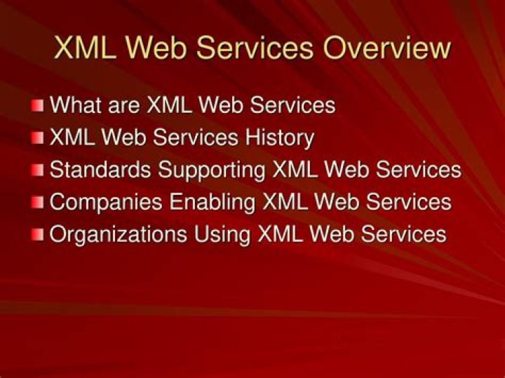What are Web services in XML?