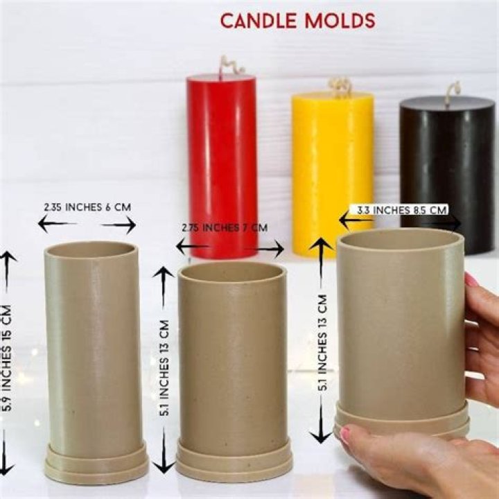 What can you make candle molds out of?