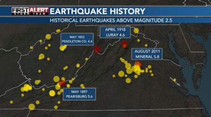 What caused the earthquake in Virginia 2011?