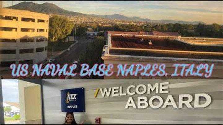 What city is the Navy base in Italy?