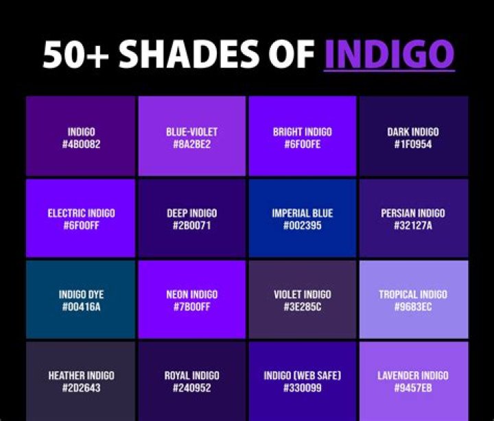 What color is indigo in the rainbow?