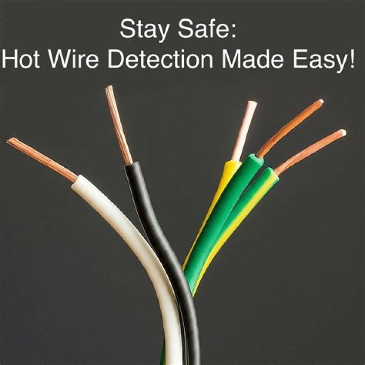 What color is the hot wire in an RV?