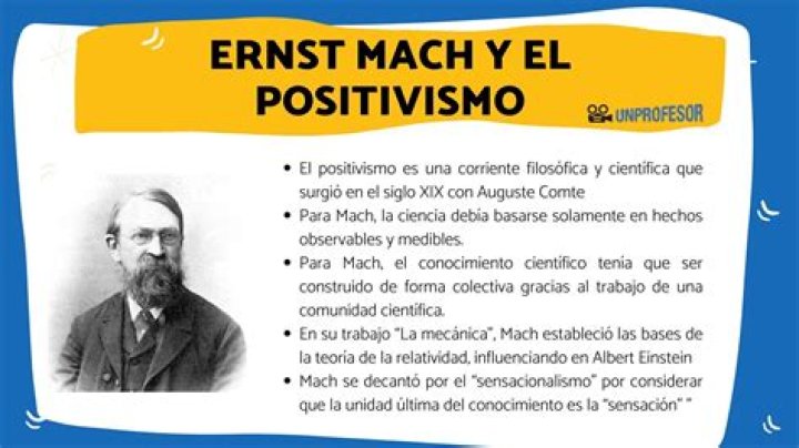 What did Ernst Mach accomplish?