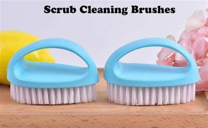 What do you use a scrubbing brush for?