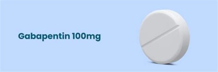 What does 100 mg of gabapentin do?