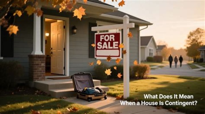 What does it mean when a house is contingent?