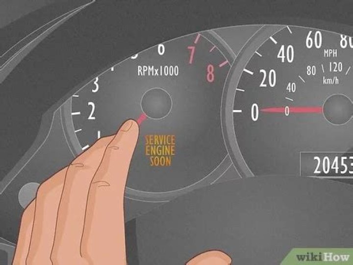 What does it mean when the service engine soon light comes on in a BMW?