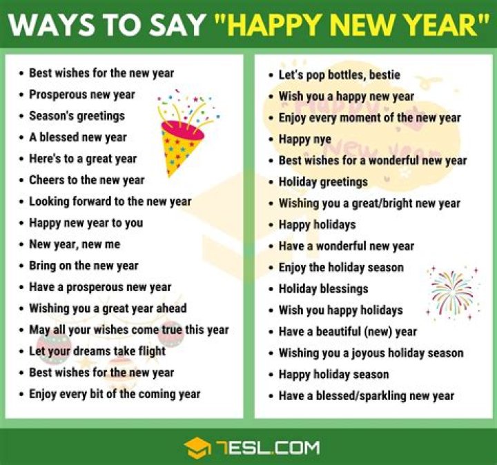 What does ringing in the new year mean?