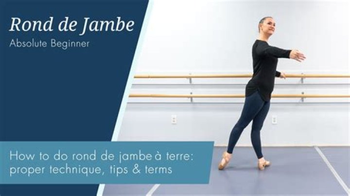 What does rond de jambe a terre mean?