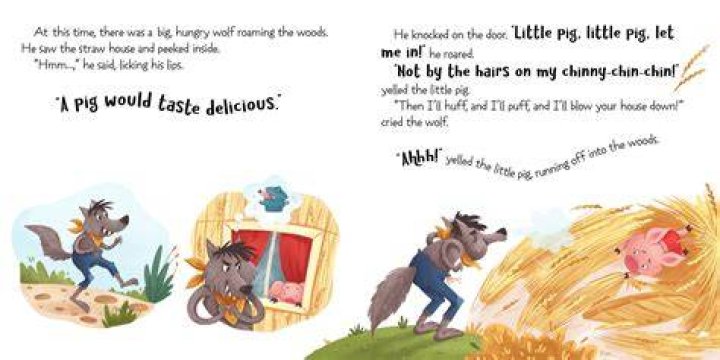 What does the wolf symbolize in The Three Little Pigs?