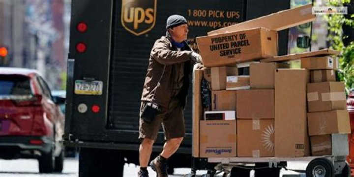 What does UPS mean delivered by local Post Office?