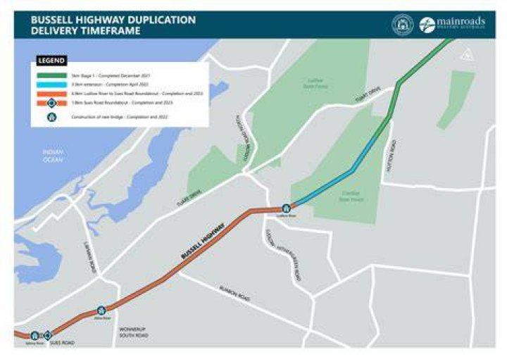 What happened on Bussell Highway?
