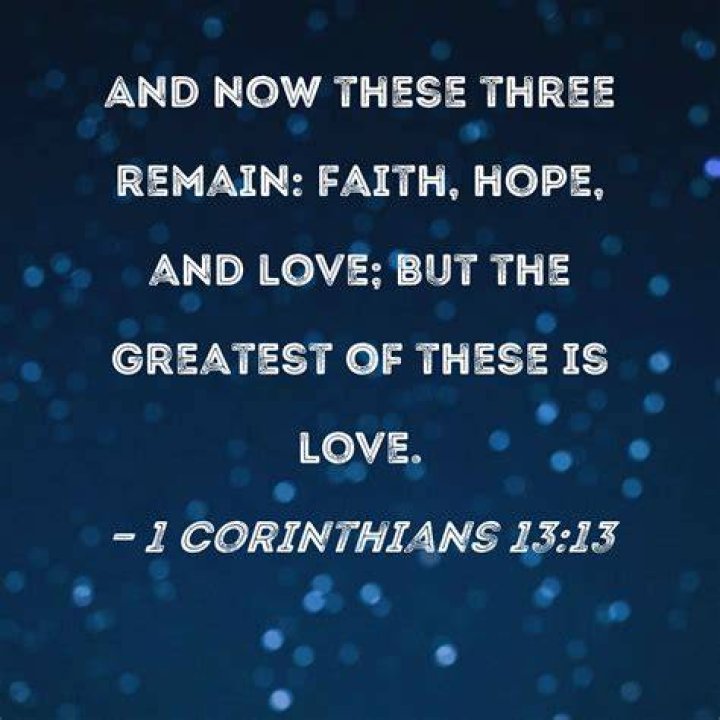 What happened to hope and faith?
