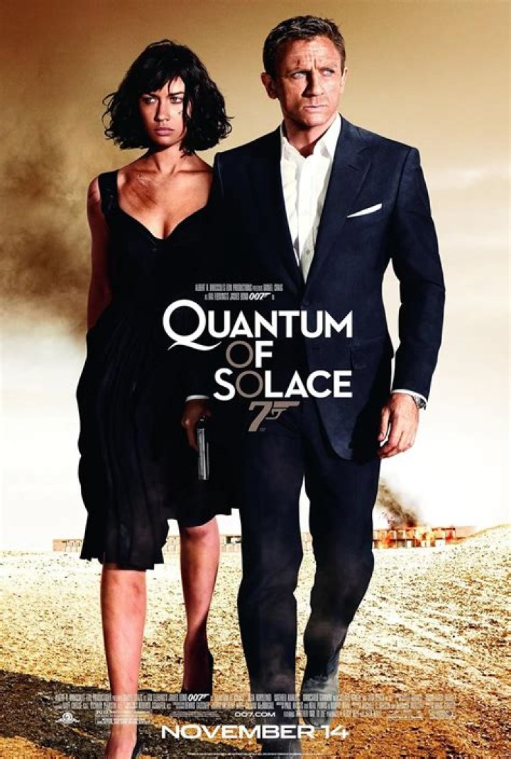 What happens to Gemma Arterton in Quantum of Solace?