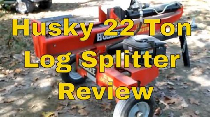 What is a 22 ton Huskee log splitter worth?