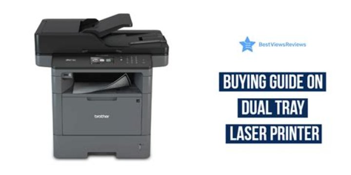 What is a dual tray laser printer?