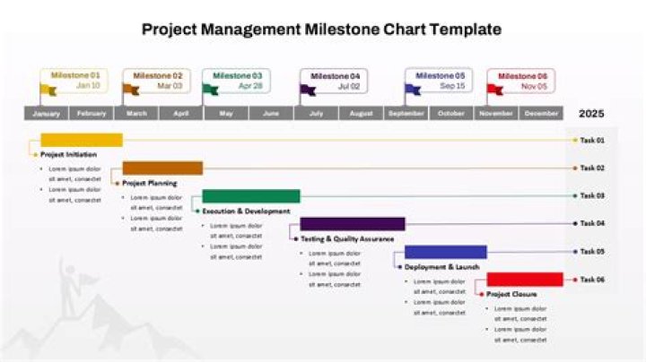 What is a milestone chart in project management?