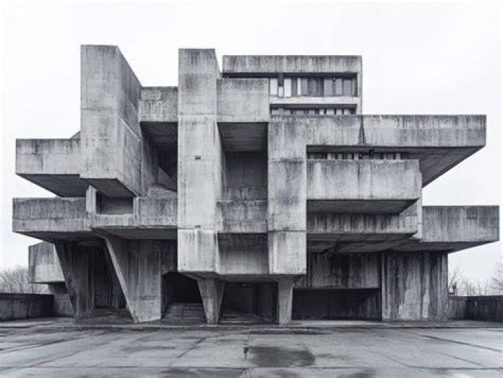 What is an example of Brutalist architecture?