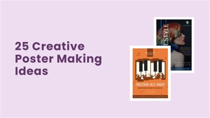 What is an poster making?