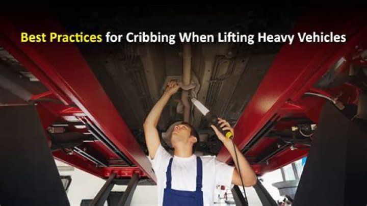 What is cribbing a vehicle?