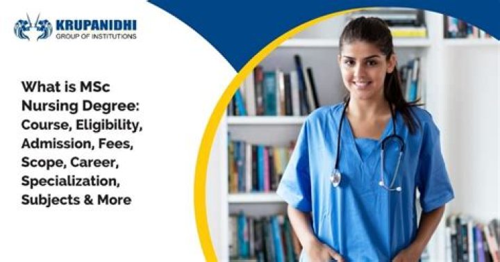 What is eligibility for MSc nursing?