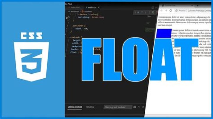 What is float style in CSS?