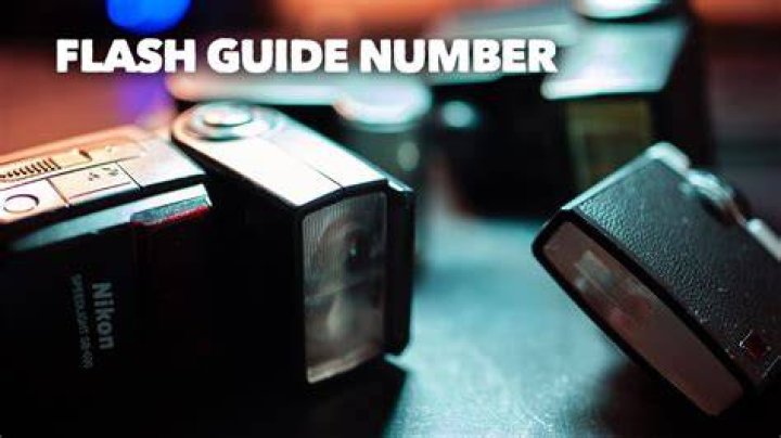 What is guide number for camera flash?