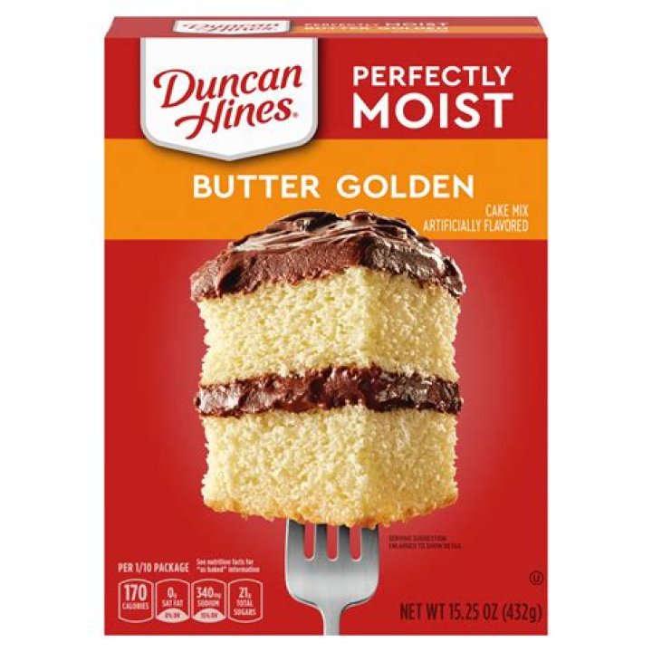 What is in golden butter cake mix?