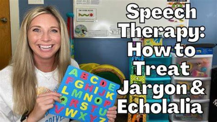 What is jargon in speech therapy?