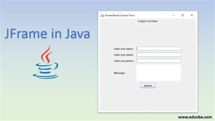 What is JFrame Java?