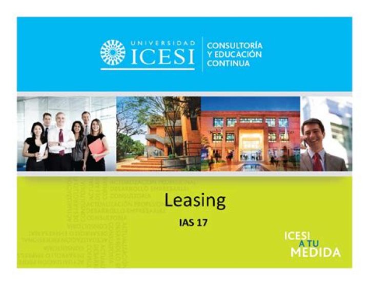 What is meant by leasing as per IAS 17?