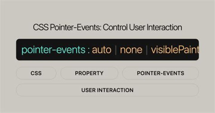 What is pointer events auto?